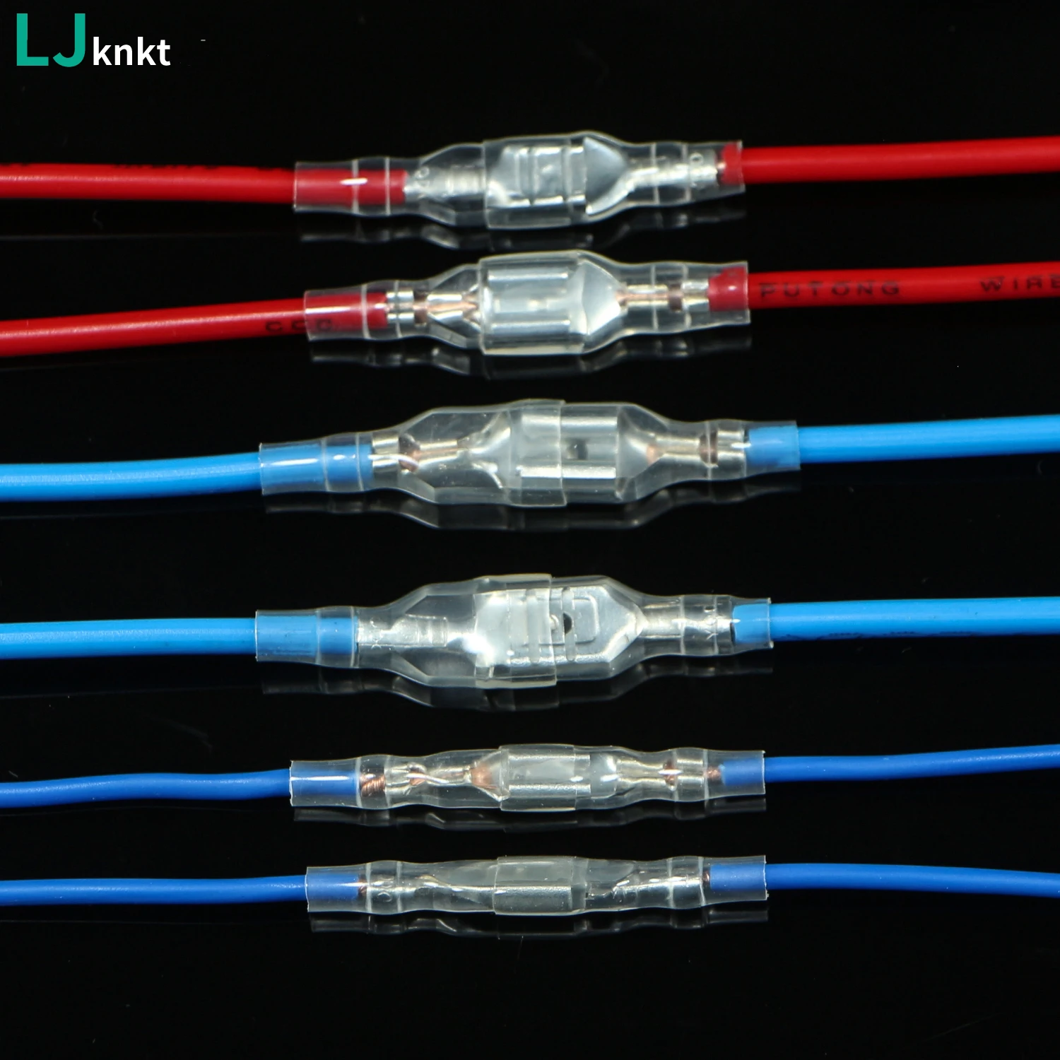 

10Pcs/lot 2.8/4.8/6.3mm Female and male Crimp Terminal Connector Silver Car Speaker Electric Wire Connectors Set