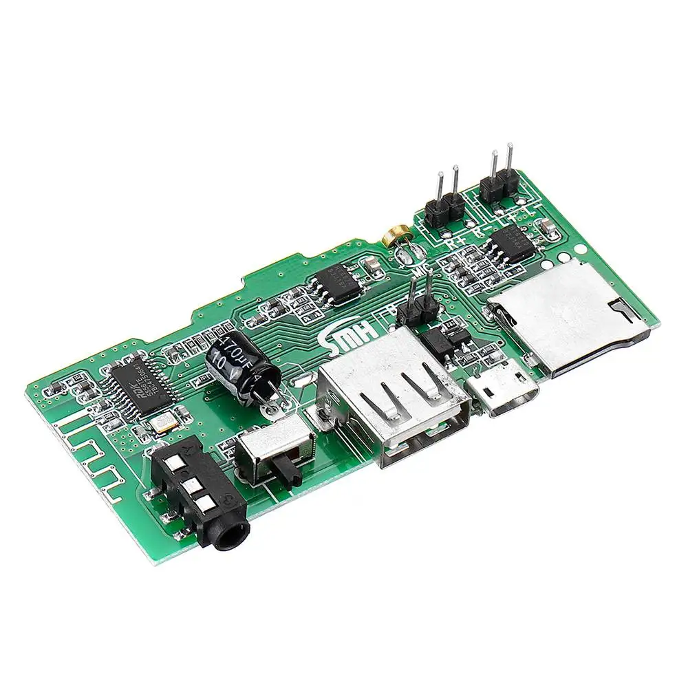 Декодер 2*3 Вт MP3 беспроводной bluetooth аудио приемник модуль u-диск AUX FM TF карта MP3 плеер модуль DAC