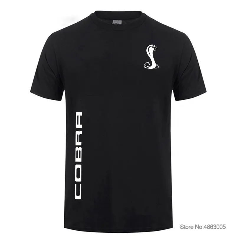 Summer New Fashion Cobra T-Shirt For Men Casual Tops Hot sale Clothes | Мужская одежда