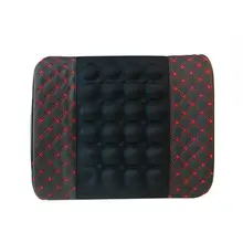 Автомобильная Массажная подушка для опоры поясницы автомобиля электрическая массажная подушка поясничная Массажная задняя подушка на сиденье автомобиля поддержка талии Dropship