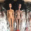 Muñeca africana de juguete, accesorios de muñeca americana, articulaciones del cuerpo, puede cambiar la cabeza, el pie, regalo de niña negra africana ► Foto 2/5