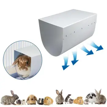 

Summer Pet Hamster Rabbit Cooling House Hideout Tunnel Heat Dissipation Cooler With Pad Small Pets Cooling Tunnel S/L Size