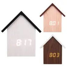 Пластиковый светодиодный Будильник с голосовым управлением, цифровые электронные настольные часы с USB, Изысканная форма, красивые и прочные