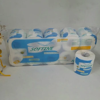 

10 Rolls Toilet Paper Bath Tissue Bathroom Soft Household White