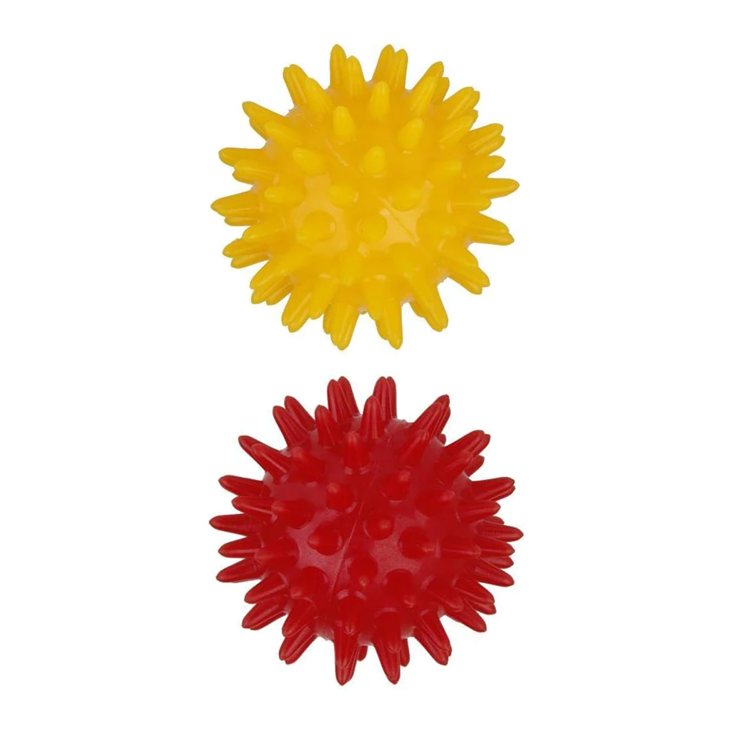 2pcs Reflexology Trigger Point Deep Tissue Massage Balls Massager Tools for Muscle Back Leg Foot Arm Pain Soreness Relief