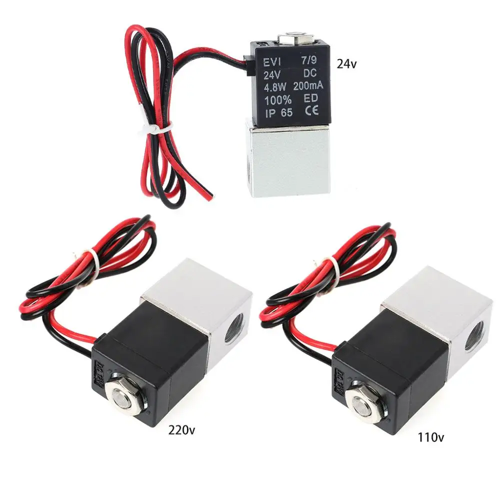 

2V025-08 Solenoid Valve DC 24V 1/4" Normally Closed Electric for Water Air 94PC