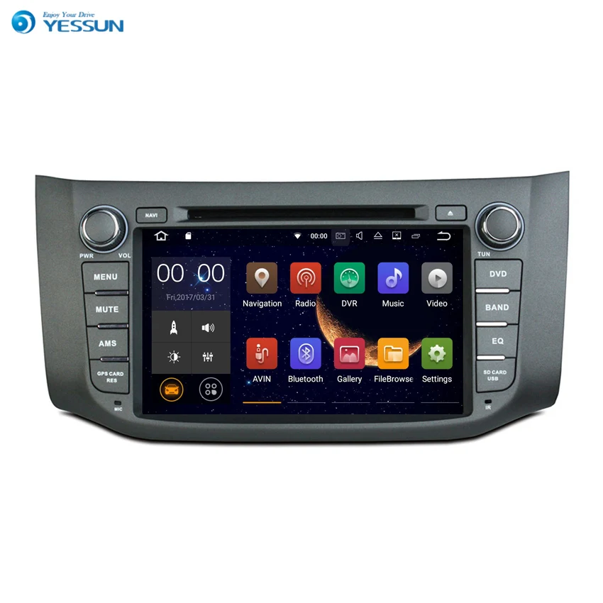 YESSUN Android Radio Car DVD Player For Nissan New Sylphy 2012~2016 Stereo Multimedia GPS Navigation With AM/FM | Автомобили и