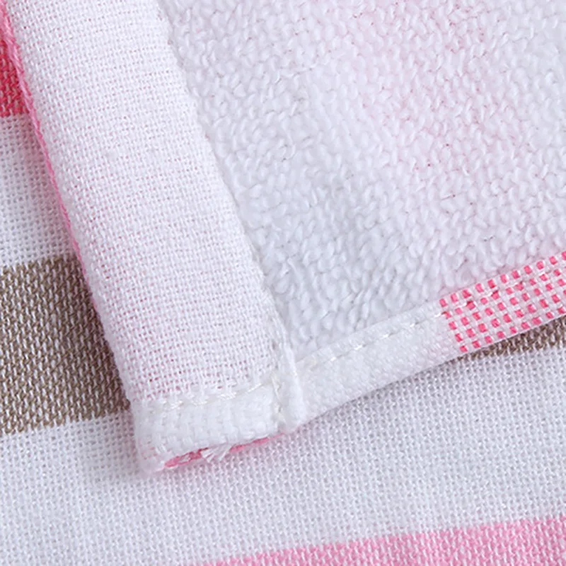 0-24 м милое детское полотенце, Мягкое хлопковое полосатое полотенце с принтом для лица, полотенце для купания для новорожденных