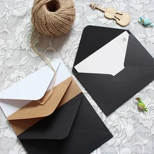 Enveloppes en papier Kraft vierge classique, enveloppe d'invitation de mariage, fournitures de lettre cadeau 16*11cm 30 pièces
