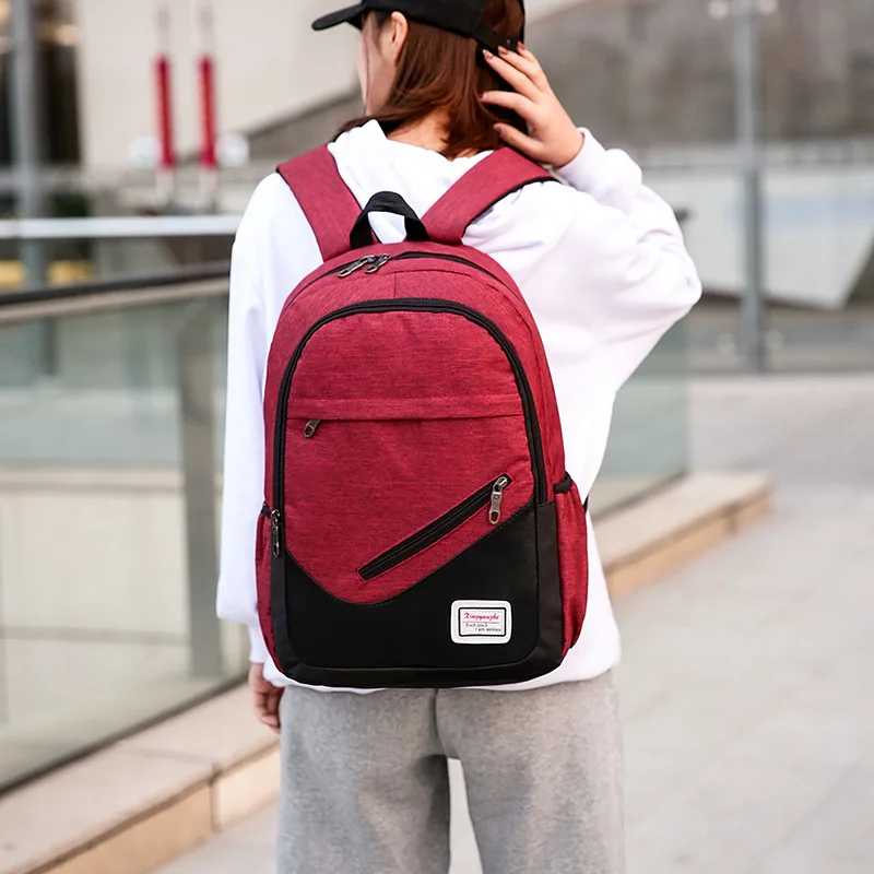 

2019 New JIULIN Simple Three-Piece Student sport Leisure Computer Travel fashion Large Capacity Backpack