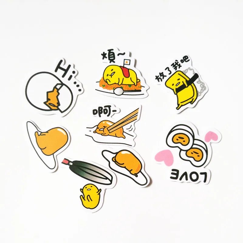 50 мешков Sanrio Gudetama Lazy яйцо герметизация наклейки для дневника этикетки наклейки пакет Декоративные скрапбукинги Diy игрушечные наклейки