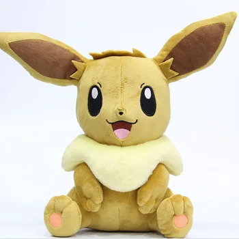 

Sitting Eevee Animal Dolls 30cm Baby Plush Toys,Children Pocket Cute Plush Toys Send Kids As Gift With Free Shipping