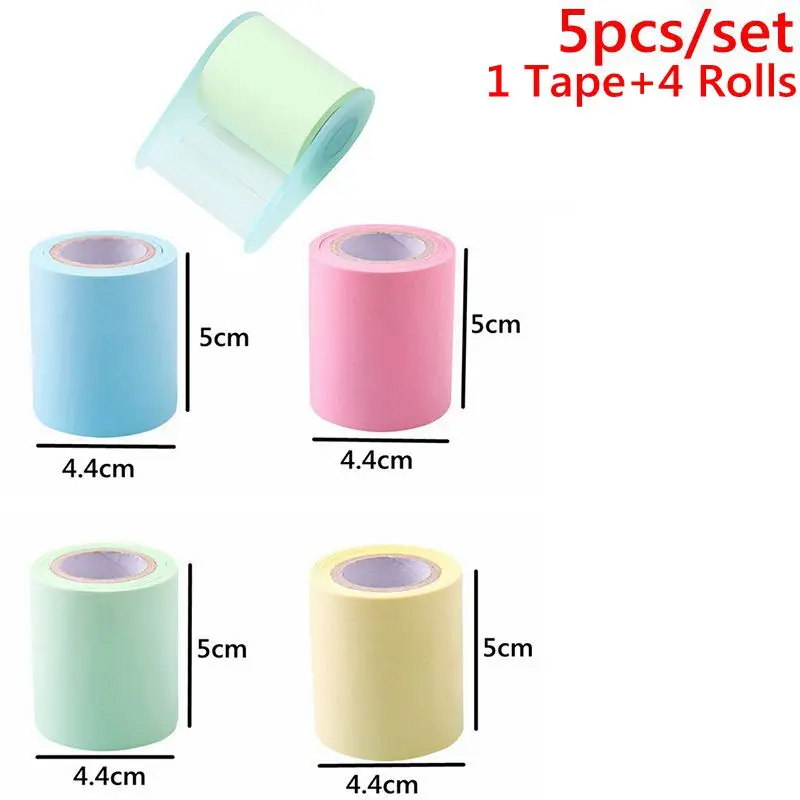 Low Tack Tapes for Album Scrapbook Craft Card Making Sticky Note Memo Tape and Dispenser Handy Plastic Dispenser for Die Cutting