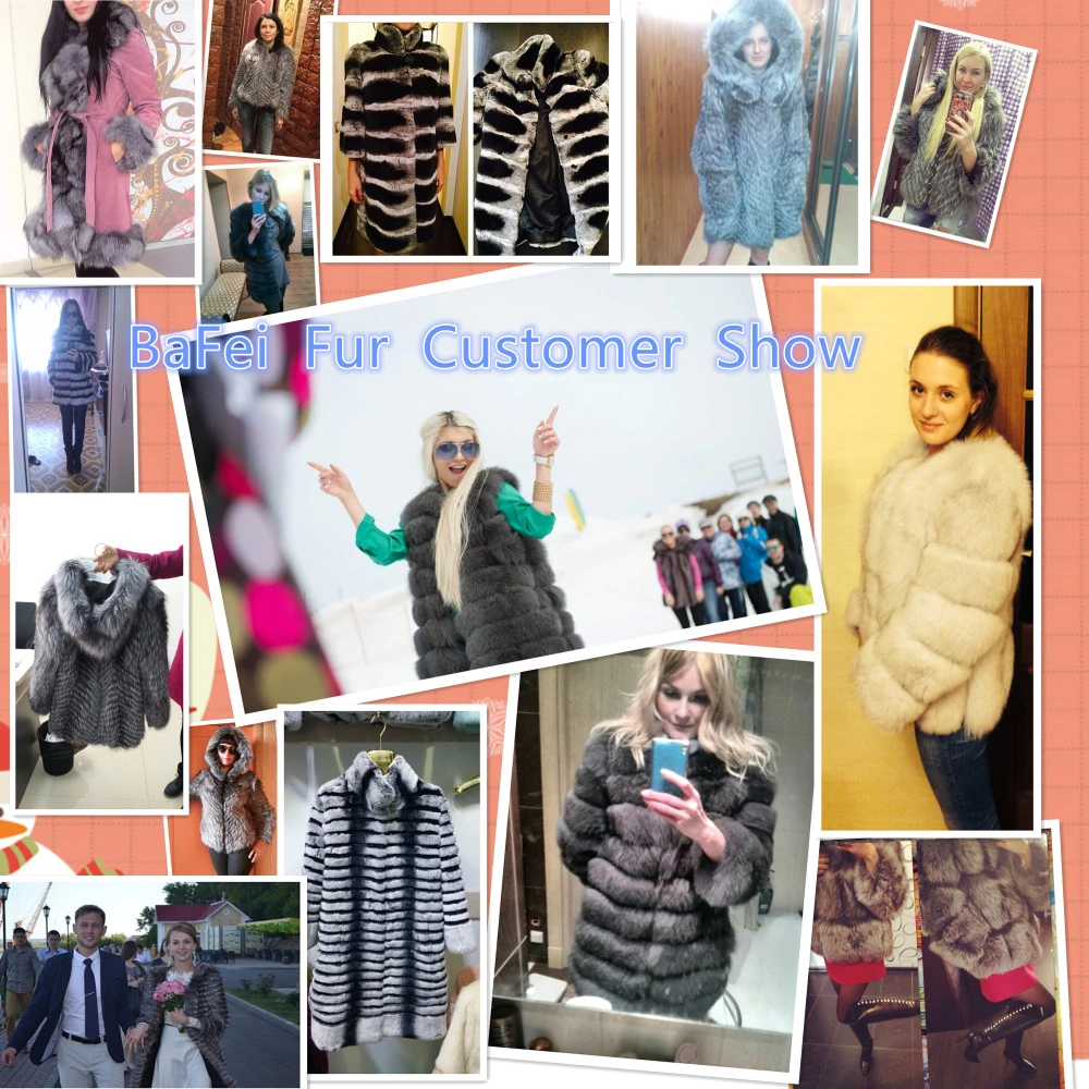 Flash Deal BFFUR Real Fur Coat Luxury Women Winter Fashion Style Natural Fur Vest Coat Female Silver Fox Fur Coat Russian Fur Coats Slim 43