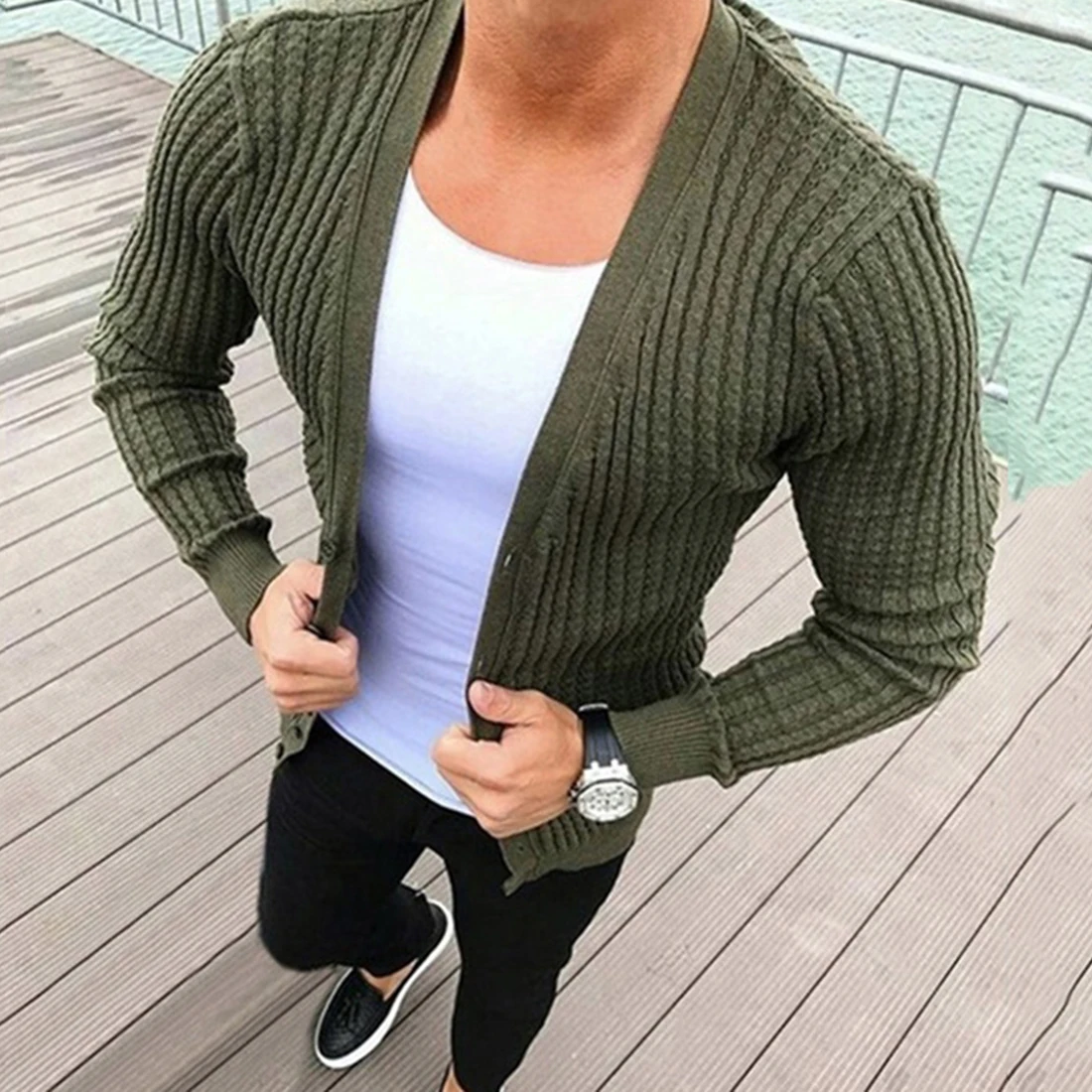 Men 2020 Autumn Sweater Men V-Neck Solid Slim Fit Knitted Mens Sweaters Cardigan Male Autumn Long Sleeve Solid Casual Tops Men 2020 Autumn Sweater Men V-Neck Solid Slim Fit Knitted Mens Sweaters Cardigan Male Autumn Long Sleeve Solid Casual Tops