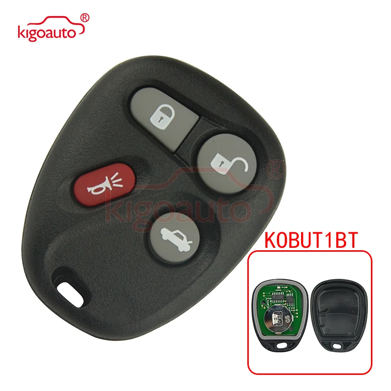 Kigoauto KOBUT1BT KOBLEAR1XT 25665574 25665575 315 МГц 4 кнопки для GM Buick Cadillac Chevrolet GMC дистанционного брелока 2001-2007 - Количество кнопок: KOBUT1BT