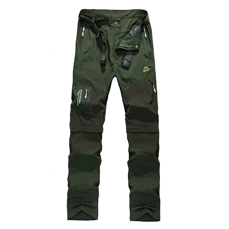 JACKSANQI 5XL мужские летние съемные быстросохнущие походные уличные штаны Мужские дышащие шорты мужские походные брюки RA280