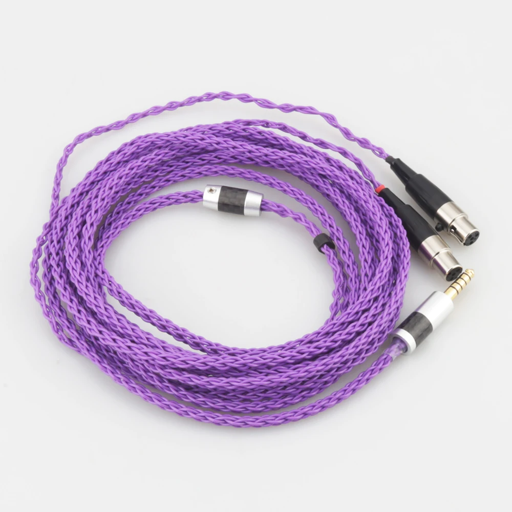 4 4MM Balanced HiFi Cable Compatible with Audeze LCD 2 LCD 3 LCD 4 LCD X LCD XC Headphone and for Astell Kern AK240 AK380
