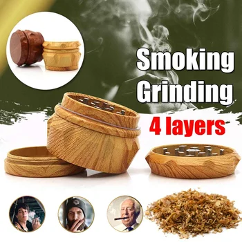 

40/50/63mm 4 Layer Vintage Copper Drum Aluminum Alloy Tobacco Grinder Herb Crusher Tobacco Grinder Machine Smoking Tools