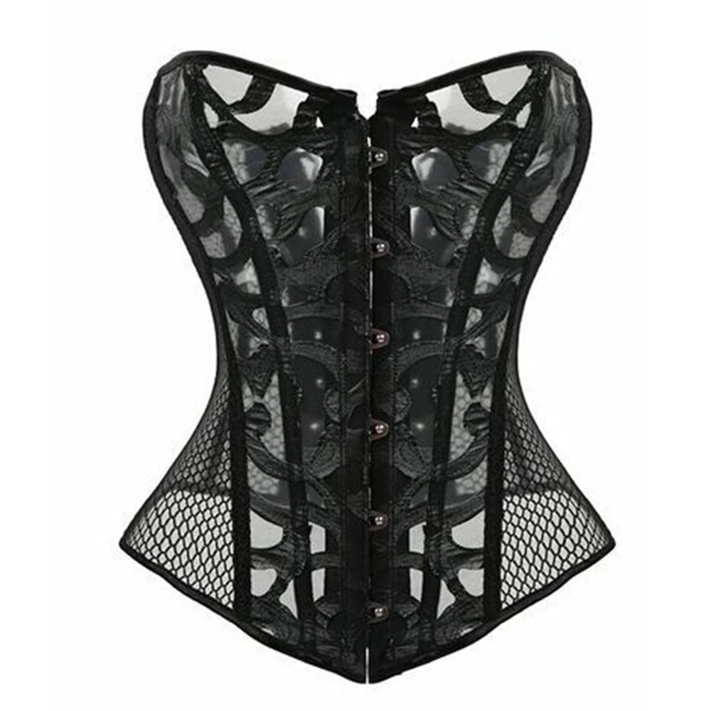 Новинка сексуальный корсет с принтом бюстье пояс Cincher Top Black Clor и White Color доступный