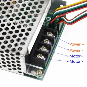 

DC10-55V 12V/24V/36V PWM Motor Speed Controller CCW Reversible Switch Tool Newly