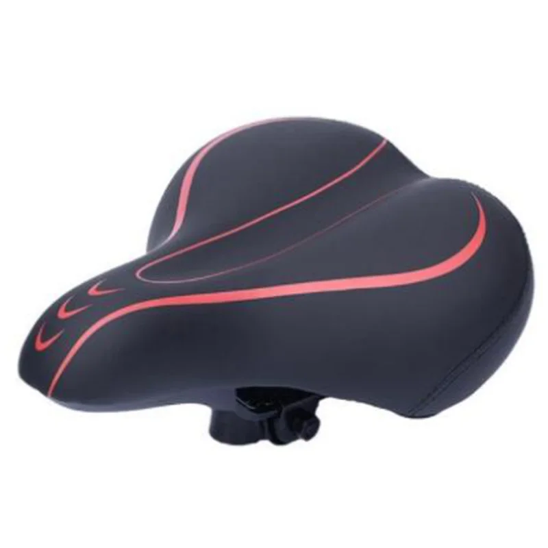 Red Bicycle Cycling Large Cushion Mtb Bike Wide Soft Pad Comfort Cushion - Цвет: Red