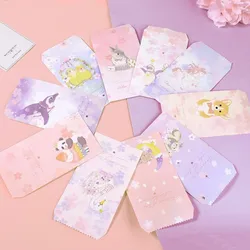 Enveloppes en papier animaux mignons 5 pièces, fournitures de papeterie créative pour écoliers 