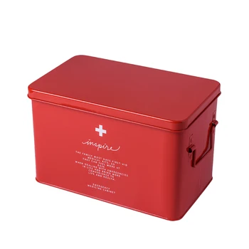 

1Pc Large-capacity Portable Medicine Box Multi-layer First Aid Kit Cabinet Storage Box Storage Container Household Supplies