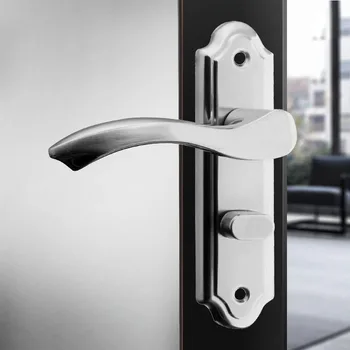 

High quality stainless steel bathroom washroom lock no key 125 mm