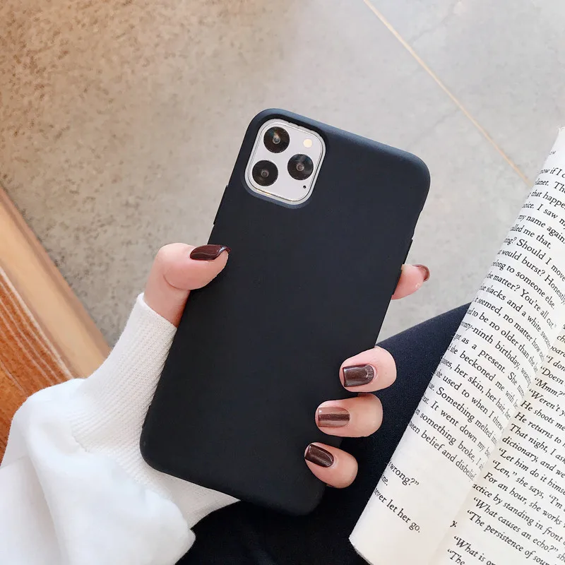 Силиконовый однотонный чехол для iPhone 11 Pro Max ярких цветов мягкий модный XR Xs 7 8 Plus| |