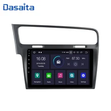 Dasaita Android 9,0 автомобиля gps радио для VW Golf 7 2013 Автомобильный мультимедийный 10," Multi Touch screen MP3 плеер