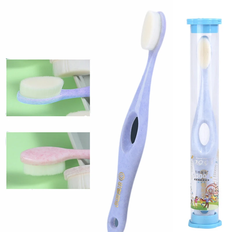 Детская специальная зубная щетка, плотная мягкая щетина, уход за деснами, предотвращение кариеса зубов, дизайн ладони, зубная щетка для ребенка, 1 упаковка