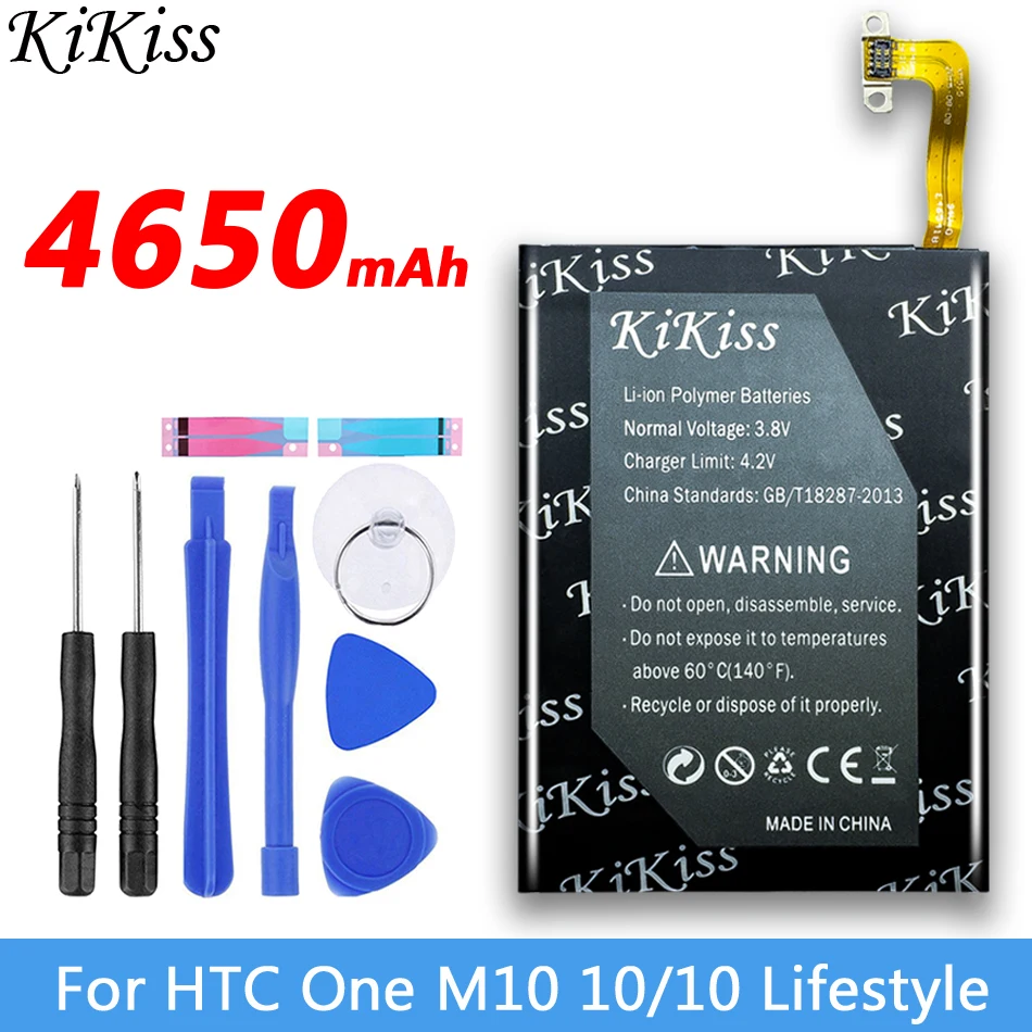 KiKiss безопасный и стабильный аккумулятор для мобильного телефона 4650 мАч HTC One M10 10/10