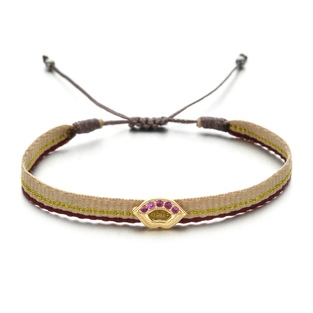 ZMZY Bohemian Handmade Woven Drawstring Ethic Bracelets for Women Evil Eye Charm Rhinestone Crystal Bracelet Femme Gift - Image 4