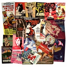 Виниловые наклейки ретро фильм постер 46 шт. для ноутбука ноутбук планшет телефон СКЕЙТБОРД гитара Обложка Skins Surface Pro наклейки