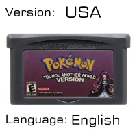 Pokeon Touhou USA 32 бит видеоигры картридж Консоли Карты для nintendo GBA Pokeon Serise Moemon Fire Red Dark Cry третий выпуск - Цвет: Pokeon Touhou USA