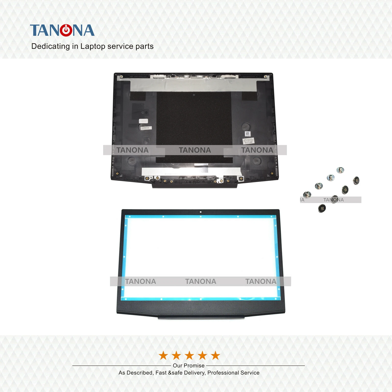 L20313-001 AP28B000120 для hp Pavilion 15-CX серии задняя крышка верхняя крышка чехол+ передняя рамка логотип в зеленом цвете+ винты