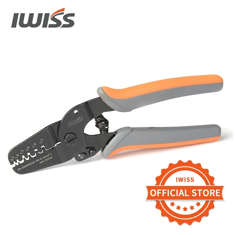 Strumenti Di Piegatura Terminali Iws-2820 Della Mano Di Iwiss Per La Piegatura Dei Terminali E Dei Connettori Dell'Inceppamento 28-20Awg, Di Molex, Di