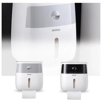

1pc Toilet Paper Roll Holder Paper Towel Holder Wall Mounted Wc Roll Paper Stand Case For Toilet Paper Bathroom Accessories