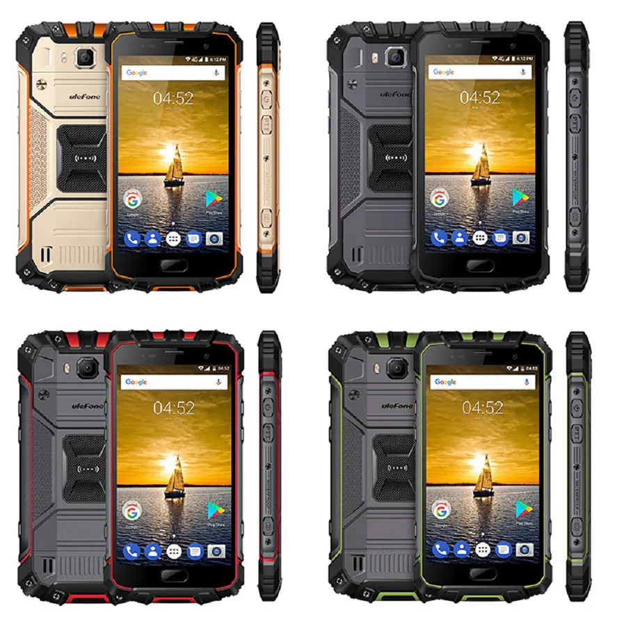 Оригинальный мобильный телефон Ulefone Armor 2 4G LTE 6 ГБ ОЗУ 64 Гб ПЗУ Android 7 0 MTK Helio P25 четыре