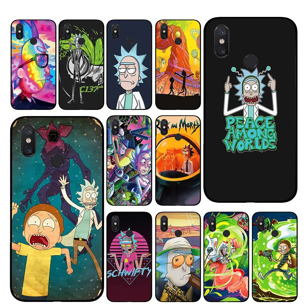

Ric Mort cartoon For Xiaomi Redmi GO 4 5 6 7 Pro 4A 4X 5A 5Plus 6A cases cover