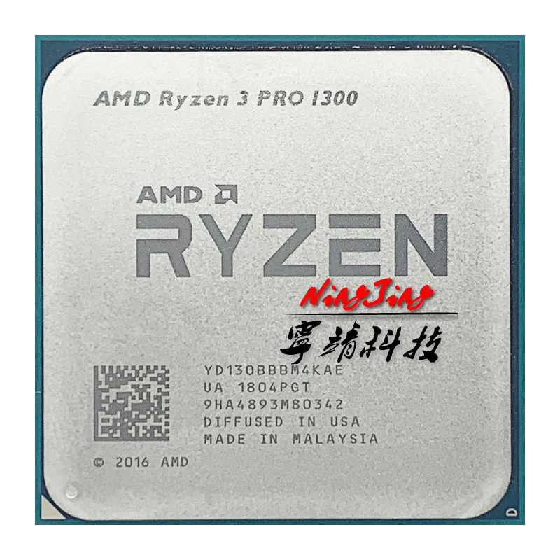 AMD Ryzen 3 PRO 1300 R3 PRO 1300 3.5 GHz Quad Core Quad Thread CPU ...