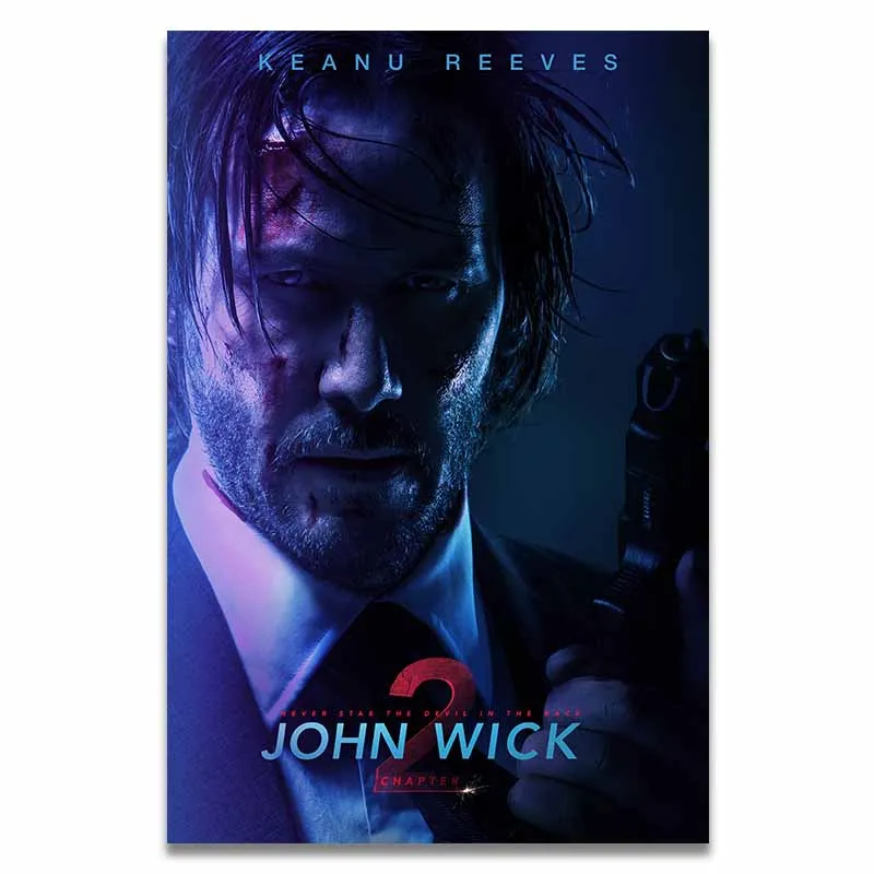 John Wick 2 плакат с шелком из фильма настенный художественный принт 12x18 24x36 дюймов