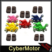 Передний правый Тормозной суппорт с колодками для мини газа электрический картинг