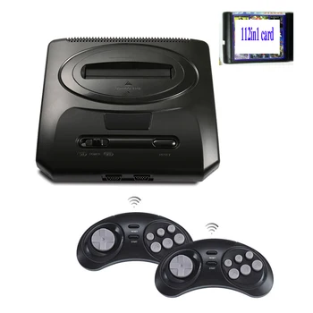 

TOP 16BIT RETROAD HD SEGA MEGADRIVE2 MD2 TV VIDEO GAME CONSOLE WITH HDMI AV OUTPUT 2.4G WIRELESS CONTROLLER WITH GAMES