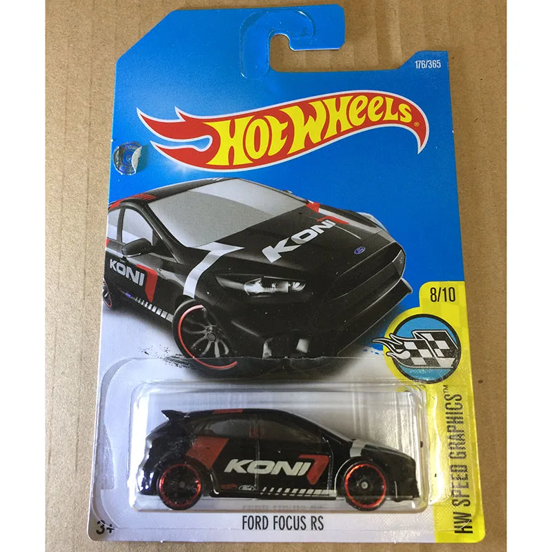 Hot Wheels 1:64 Car FORD FOCUS RS Forza Motorsport Collector Edition Metal Diecast Model Cars Kids Toys Gift