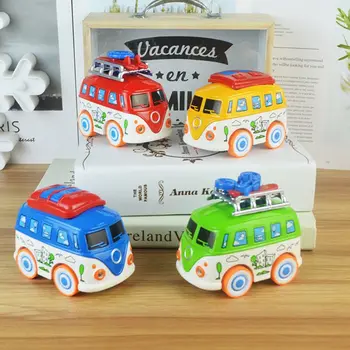 

1:43 Scale Mini Alloy Music School Bus Car Model LED Light Vehicles Kids Baby Toys Educational Gift