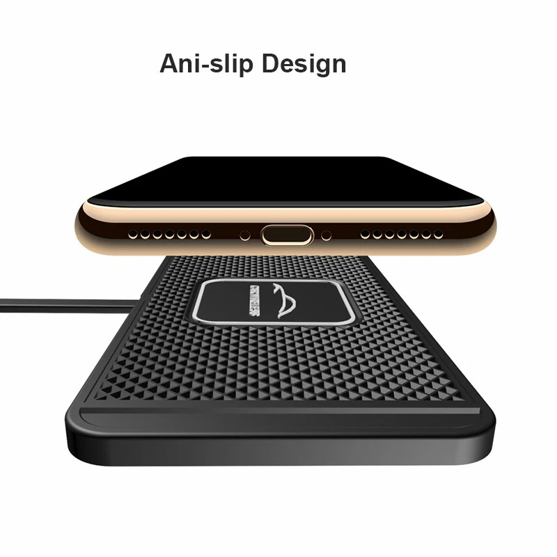 C1 автомобильное беспроводное зарядное устройство для iPhone 11 Pro Max samsung S10 Plus huawei QI Беспроводное зарядное устройство для автомобиля для панелей; хранение ящика