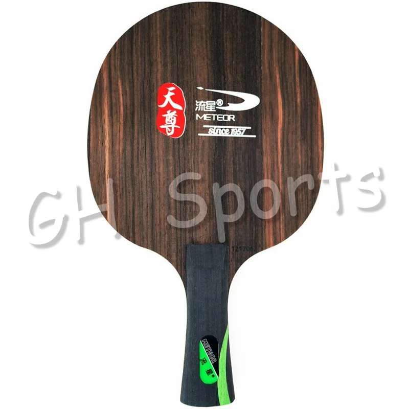 

METEOR (Liu Xing) Ebony 5 PRO (TZ17062, 3+2 Ebony, Fast Attack with loop) Table Tennis Blade Racket Ping Pong Bat Paddle