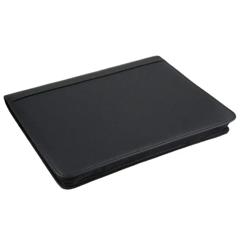 

Conference Folder Ring Wallet PU Leather A4 Holder For Business Meetings Business